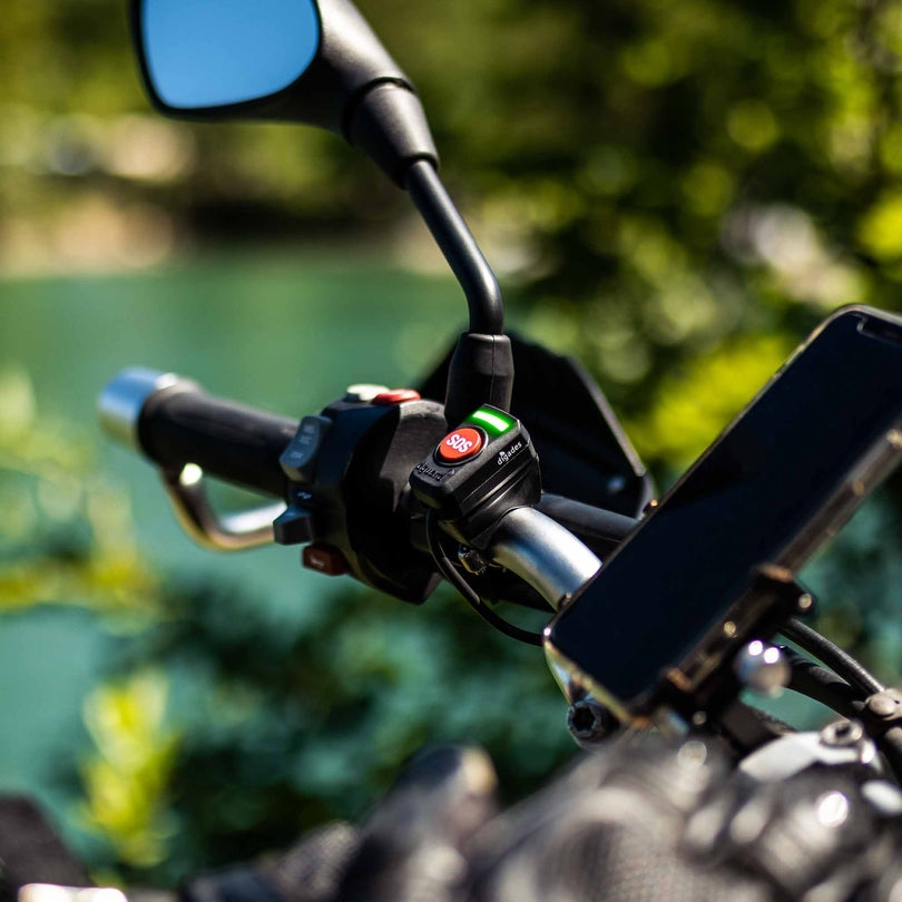 Der DGUARD ist ein Notrufsystem für Motorradfahrer 